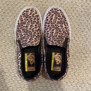 Cheetah print vans